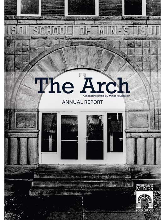 magazine cover for 2017 winter arch annual report