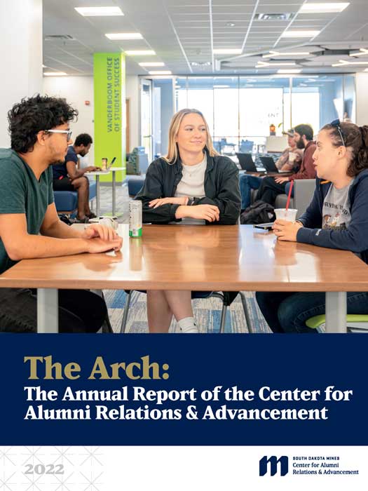 magazine cover for 2022 the arch annual report