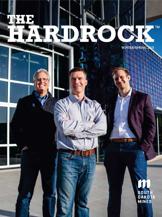 magazine cover for the 2021 winter spring hardrock magazine