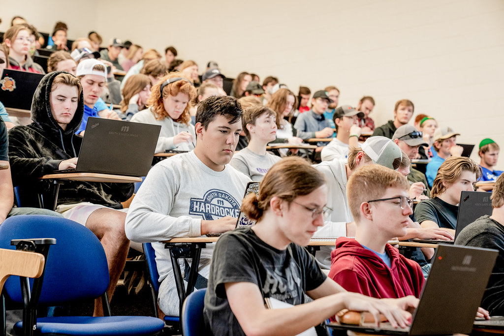 South Dakota Mines students in classroom